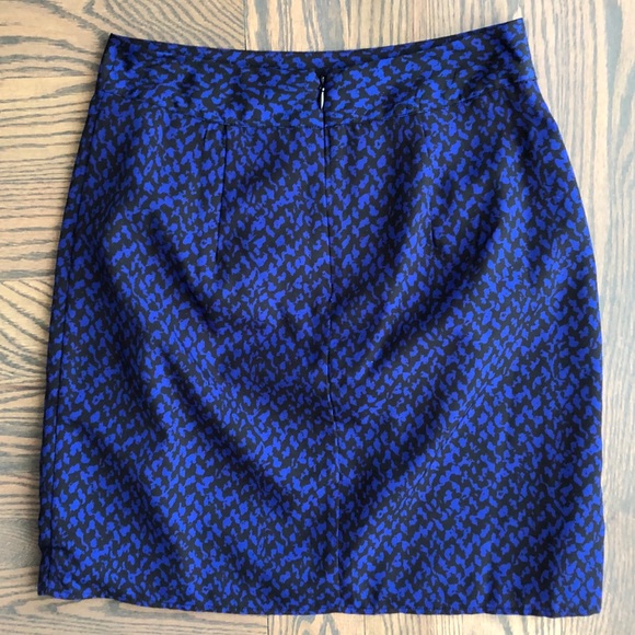 Blue Skirt with Ruffle Detail - Picture 2 of 4
